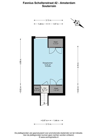 Medium property photo - Fannius Scholtenstraat 42H, 1051 EZ Amsterdam